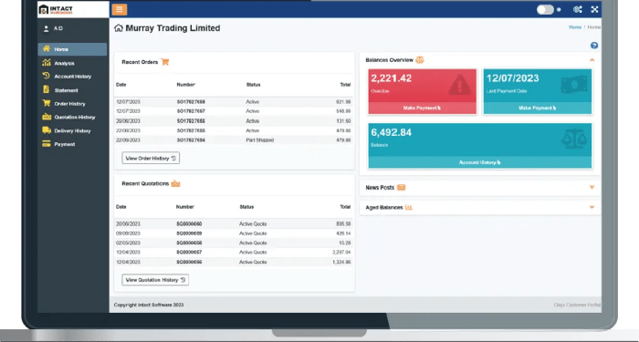 Financials and Accounting with Intact ERP Software